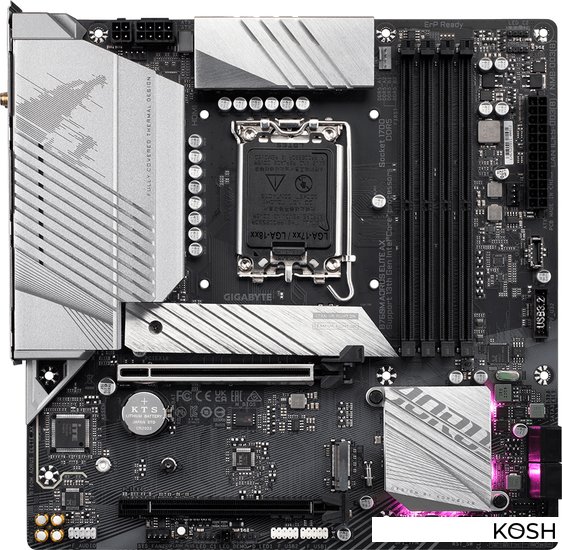 Материнская плата GigaByte B760M AORUS Elite AX rev.1.0 (Intel B760)(mATX, Socket 1700)
Материнская плата GigaByte B760M AORUS Elite AX rev.1.0 (Intel B760)(mATX, Socket 1700)