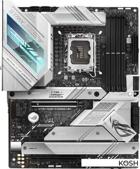 Материнская плата ASUS ROG STRIX Z690-A GAMING WIFI (Intel Z690)(ATX, Socket 1700)
Материнская плата ASUS ROG STRIX Z690-A GAMING WIFI (Intel Z690)(ATX, Socket 1700)