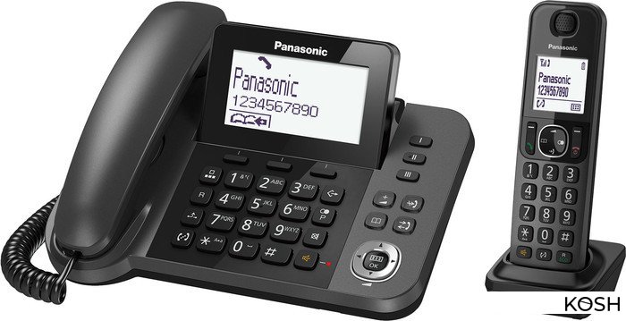 

DECT Panasonic KX-TGF310RUM (черный)