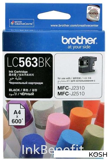 

Картридж Brother LC563BK