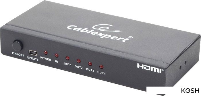 

Сплиттер HDMI Gembird DSP-4PH4-02 (HDMI-4xHDMI)