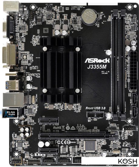 

Материнская плата ASRock J3355M (mATX)