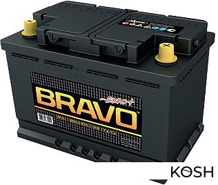 

Автомобильный аккумулятор BRAVO 6СТ-60 Euro