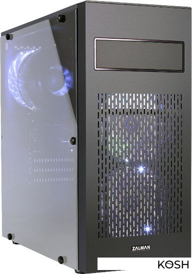 

Case Zalman N2 (чёрный, без БП, с окном)