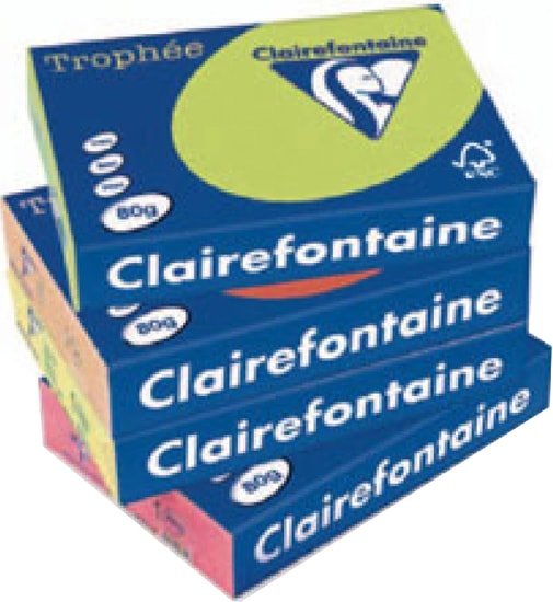 

Бумага Clairefontaine Trophee Pastel A4 (80 г-м2)(500л) 1778 желтый нарцисс