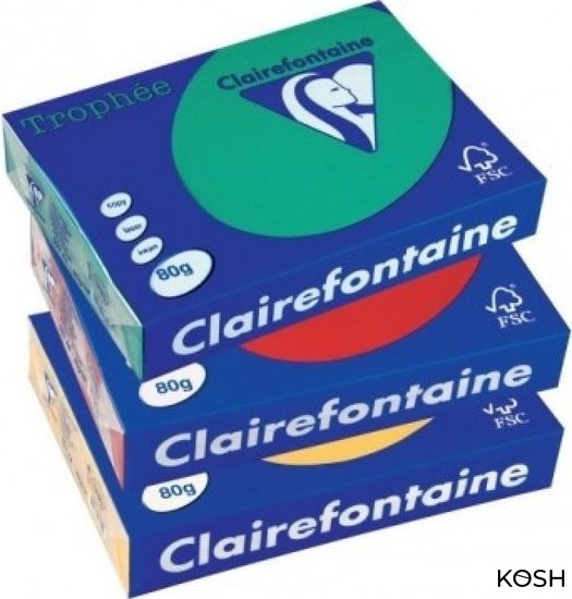 

Бумага Clairefontaine Trophee Intensive A4 (80 г-м2)(500л) 1875 ярко-зеленый