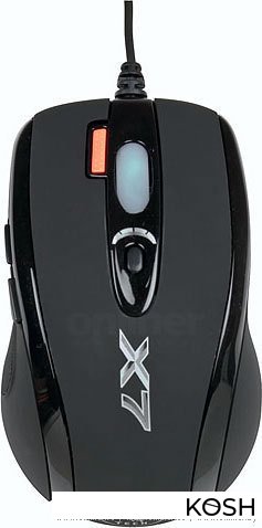 

Мышь A4Tech X-718BK (черная, USB)