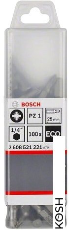 

Набор бит Bosch (2608521223)(100шт)