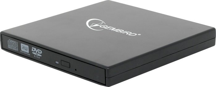 

Внешний DVD±RW Gembird DVD-USB-02 (черный, питание от USB)