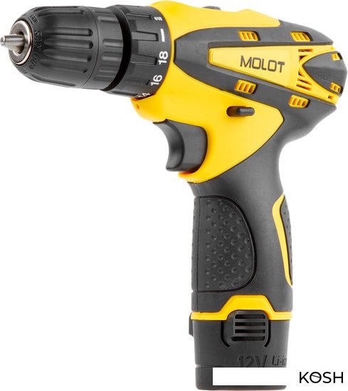 

Шуруповерт Molot MBD 1215 DLi (MBD1215DLi0013) (кейс)