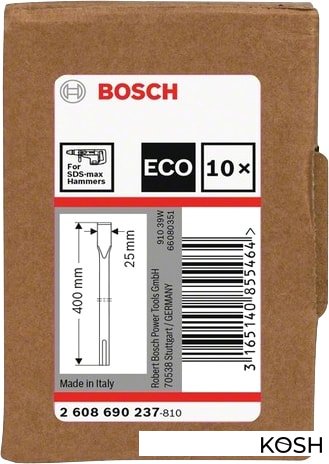 

Набор зубил Bosch SDS-max (2608690237)(10шт)