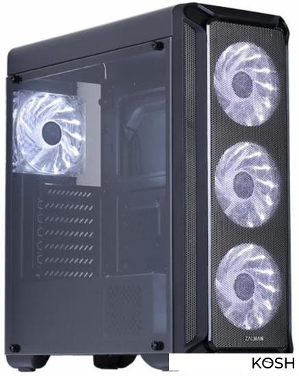 

Корпус Zalman i3 (чёрный, без БП, с окном)