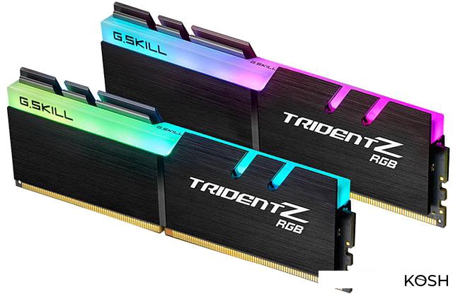 

Оперативная память DDR4-3200 32Gb (2x16Gb) G.Skill Trident Z RGB (F4-3200C16D-32GTZR)