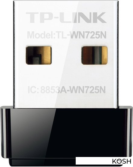 

Беспроводной Wi-Fi адаптер TP-Link TL-WN725N (150Mbps, USB)