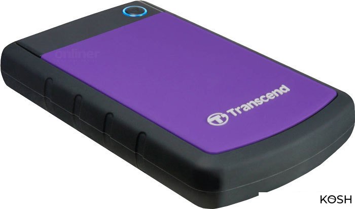 

Внешний жесткий диск 2.5' Transcend StoreJet 25H3 1000Gb (TS1TSJ25H3P) сиреневый