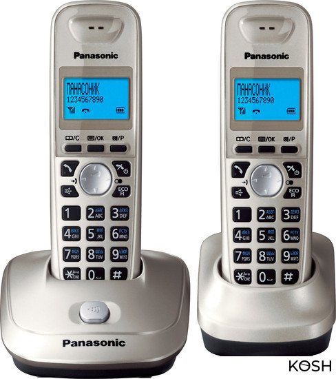 

Радиотелефон Dect Panasonic KX-TG2512RUN (платиновый)