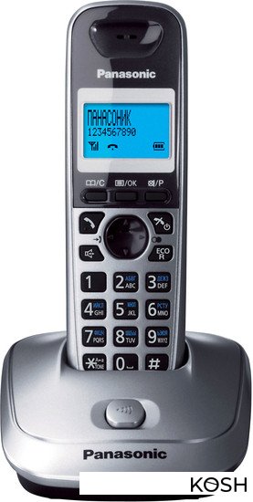 

Радиотелефон Dect Panasonic KX-TG2511RUM (серо-серебристый)