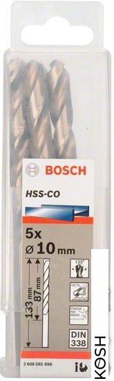 

Набор сверл Bosch (2608585898, по металлу)(5шт)