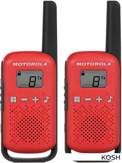 

Портативная радиостанция Motorola Talkabout T42 (красная, 2шт)