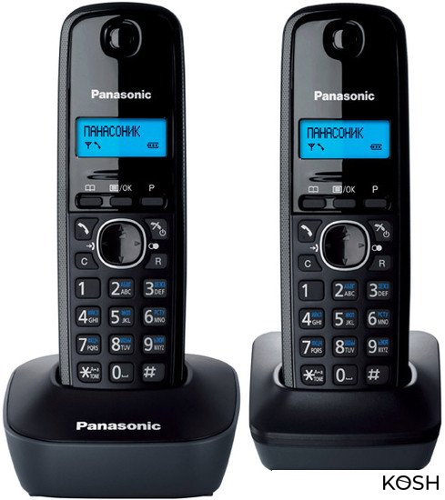 

Радиотелефон Dect Panasonic KX-TG1612RUH (серый)