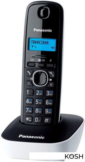 

Радиотелефон Dect Panasonic KX-TG1611RUW (черно-белый)