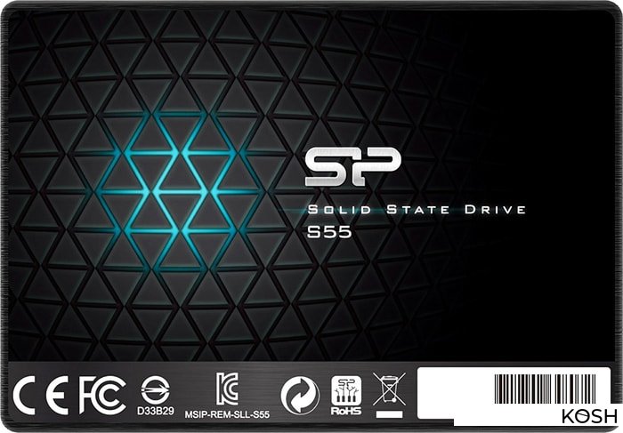 

SSD-накопитель 2.5' Silicon Power Slim S55 240Gb (SP240GBSS3S55S25)