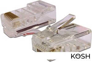 

Коннектор RJ-45 TWT (TWT-PL45-8P8C)(100 шт)