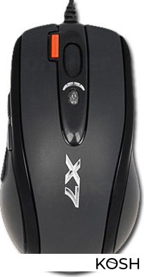 

Мышь A4Tech XL-750BK (черная, USB)