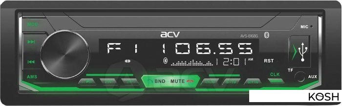 

Автомобильная магнитола ACV AVS-816BG (черная)