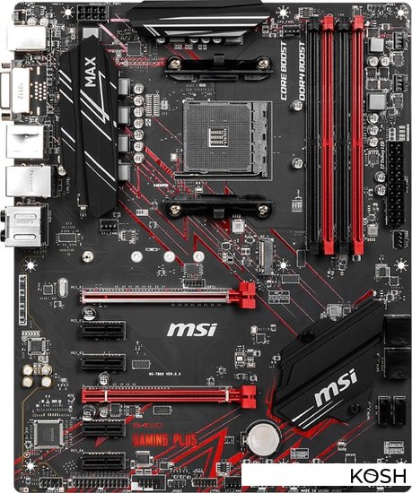 

Материнская плата MSI B450 Gaming Plus Max (AMD B450)(ATX, Socket AM4)