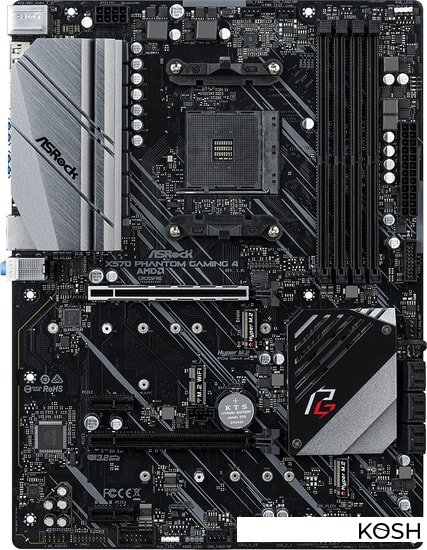 

Материнская плата ASRock X570 Phantom Gaming 4 (AMD X570)(ATX, Socket AM4)