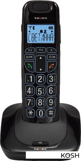 

Радиотелефон DECT teXet TX-D7505A (черный)