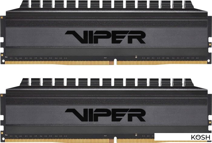 

Оперативная память DDR4-3200 16Gb (2x8Gb) Patriot Viper 4 Blackout (PVB416G320C6K)