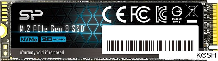 

SSD-накопитель M.2 Silicon Power 2280 512Gb (SP512GBP34A60M28)