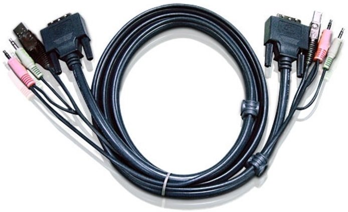

Кабель для KVM переключателей ATEN (2L-7D02UD) 1.8м