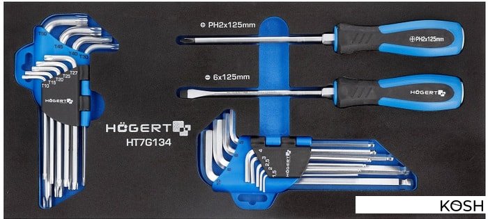 

Набор отверток и ключей Hogert Technik HT7G134 (20шт)