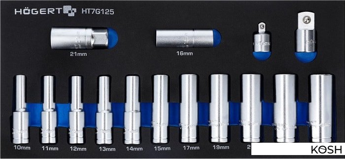 

Набор принадлежностей Hogert Technik HT7G125 (14 предметов)