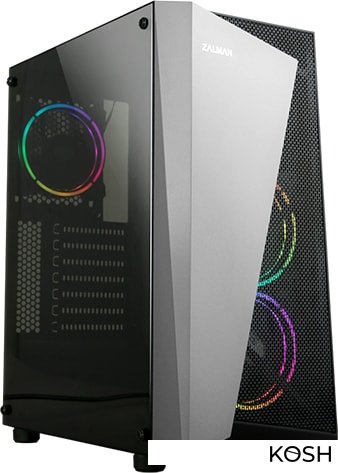 

Корпус Zalman S4 Plus (чёрный, без БП, с окном)