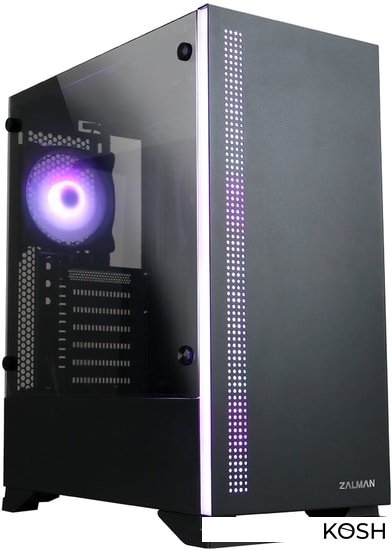 

Корпус Zalman S5 (чёрный, без БП, с окном)