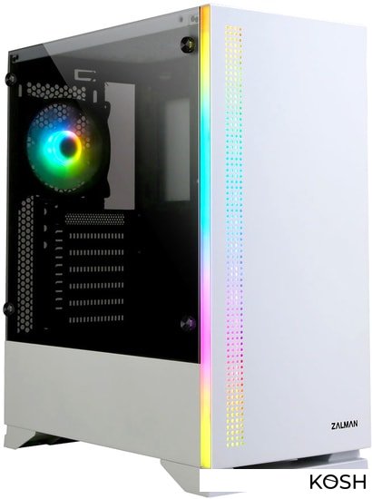 

Корпус Zalman S5 (белый, без БП, с окном)