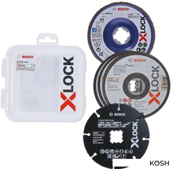 

Набор кругов Bosch (2608619374)(X-LOCK D125мм)(5шт)