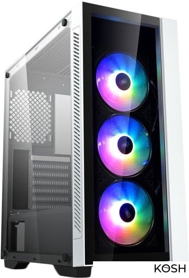 

Корпус DeepCool MATREXX 55 V3 ADD-RGB (DP-ATX-MATREXX55V3-AR-WH-3F)(белый, без БП)