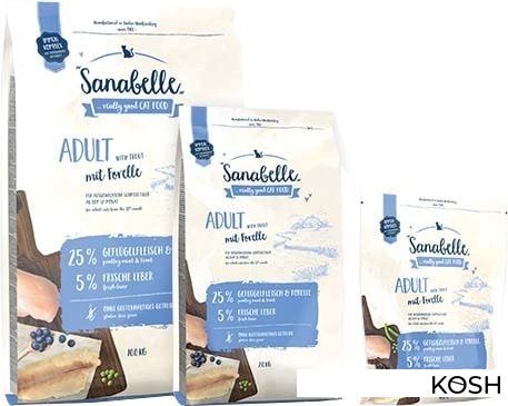 

Корм для кошек Bosch Petfood Sanabelle Adult Trout (10кг)