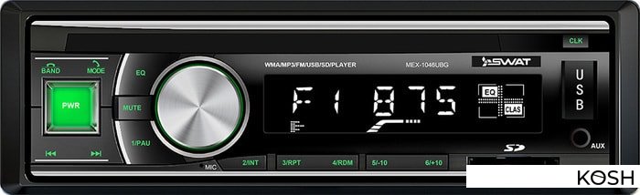 

Автомобильная магнитола Swat MEX-1046UBG