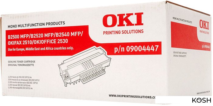 

Картридж Oki В2500-MFP-2K-PCART (09004447)