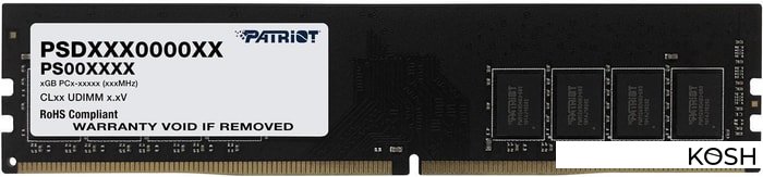 

Оперативная память DDR4-3200 16Gb Patriot Signature Line (PSD416G32002)