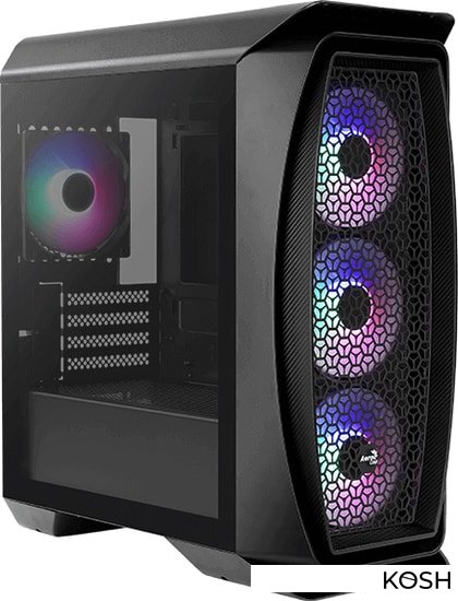 

Корпус AeroCool Aero One Mini Frost-G-BK-v1 (чёрный, без БП)