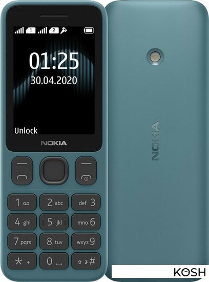 

Телефон Nokia 125 TA-1253 Dual (синий)