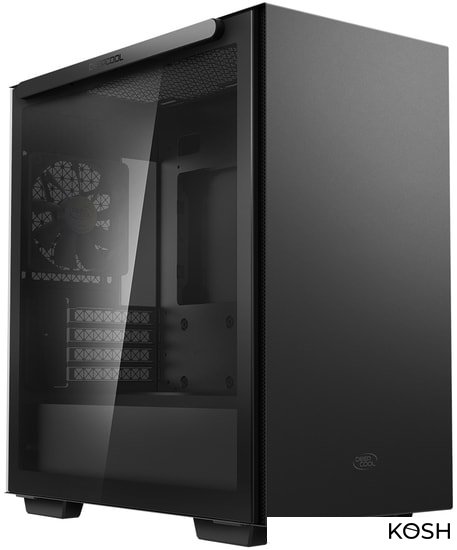 

Корпус DeepCool Macube 110 BK (R-MACUBE110-BKNGM1N-G-1)(чёрный, с окном, без БП)