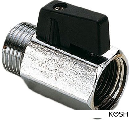 

Кран шаровый Tiemme MINI 2900107/2900001 (1/2' вн.-нар.)